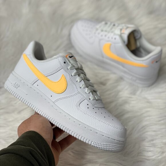 ★NIKE★ Air Force 1 '07 White University Yellow Nike Air Force 1 '07 White University Gold Gum for Sale